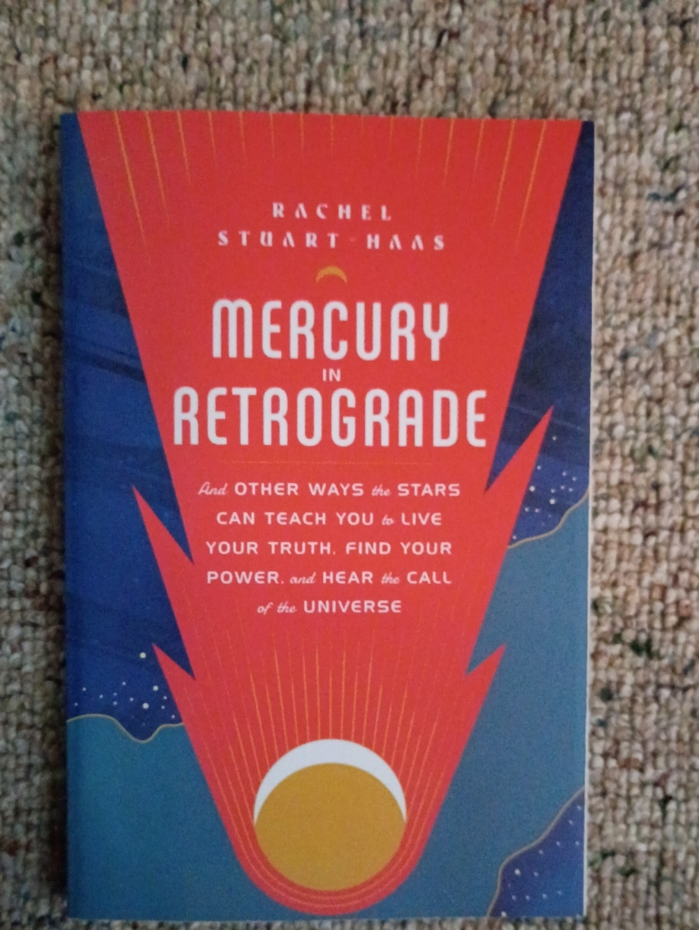 Mercury in Retrograde Illustrated Book - Blue & Red Cover